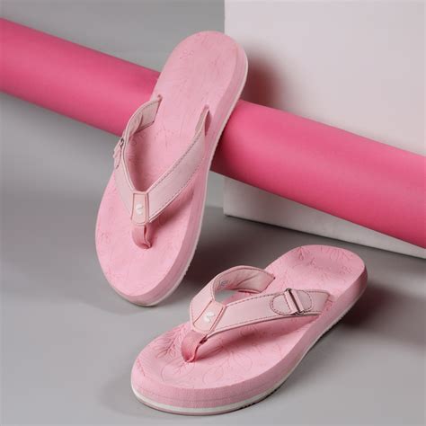 Pink Flip-Flops for Women with Cushioned V-Strap Support – CHUPPS