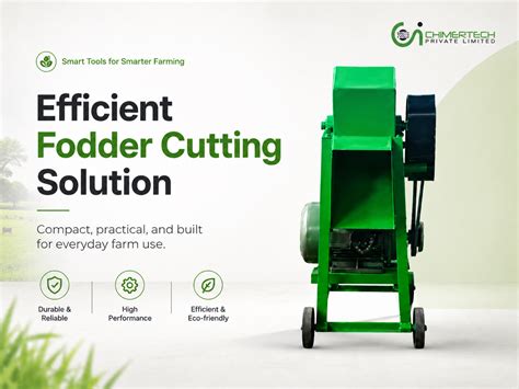 Chaff Cutter FARM PRO 200 – 1.5 HP Micro Chaff Cutter for Dairy Farmer ...