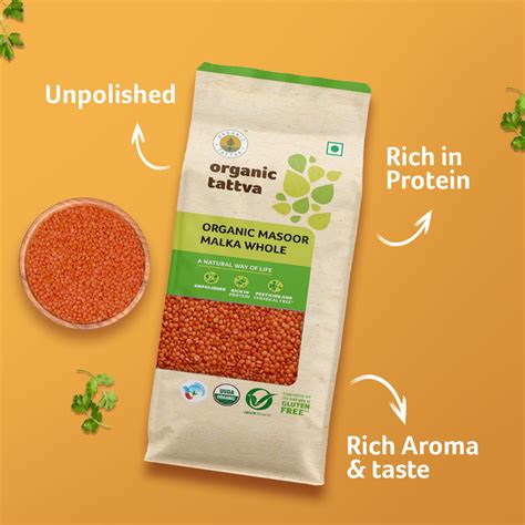Buy Organic Malka Masoor Dal – Healthy & Protein Rich | 500 g – Organic ...
