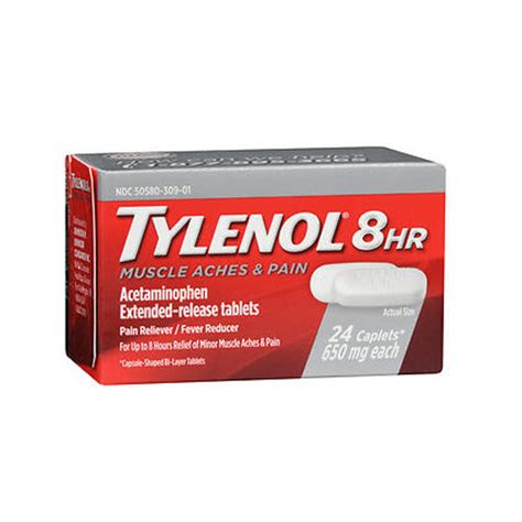 Buy Tylenol 8HR Muscle Aches 24 Caps By Tylenol – HerbsPro.in