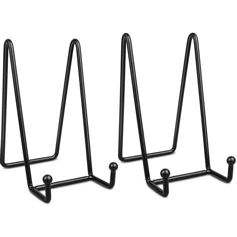 4 Inch Metal Gold Plated Square Wire Plate Stand Holder Easel Display ...