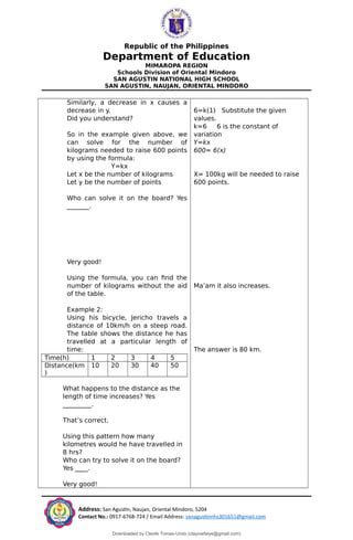 Image result for Chapter Wise Lesson Plan Class 9 Math