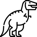 Tyrannosaurus rex Icons & Symbols