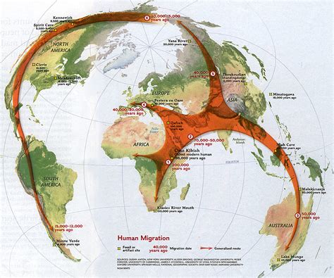 Human Evolution Migration Map 的图像结果