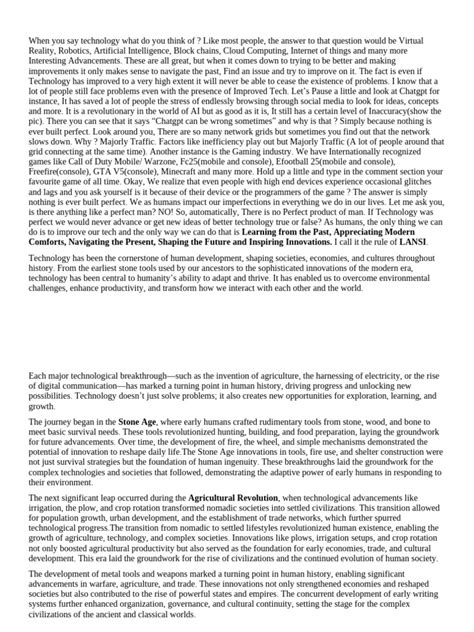 Image result for Lecture History of Technology