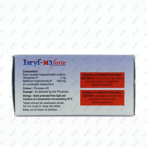 Isryl M3 Forte Tablet 10's – ETABX