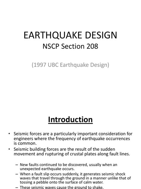 Image result for Earthquake Design Forces Lesson Plans