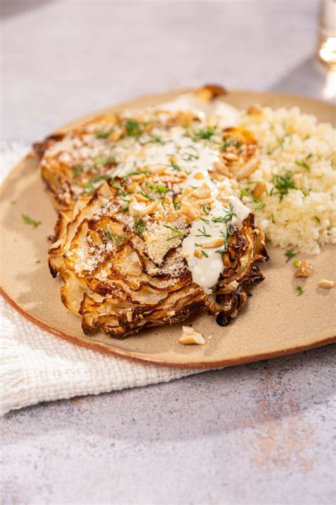 Saucy Roasted Cabbage Steaks (High-Protein Recipe)
