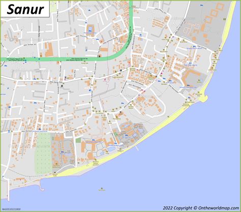 Sanur Map | Bali, Indonesia | Discover Sanur with Detailed Maps