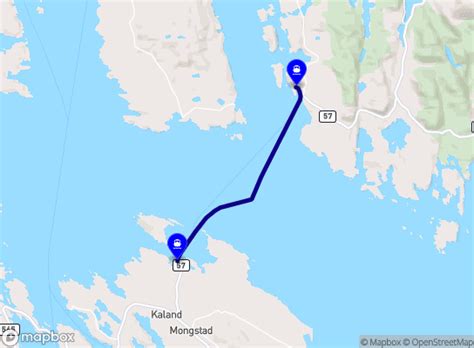 Ferry schedule for Leirvåg - Sløvåg