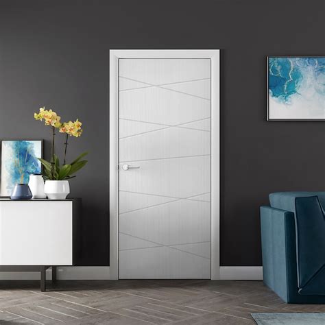 CALHOME CNC-223 24-in x 80-in White Decorative Smooth Hollow core ...