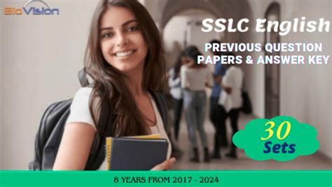 SSLC English - 30 Set Previous Question Papers & Answer Keys - 8 Years ...