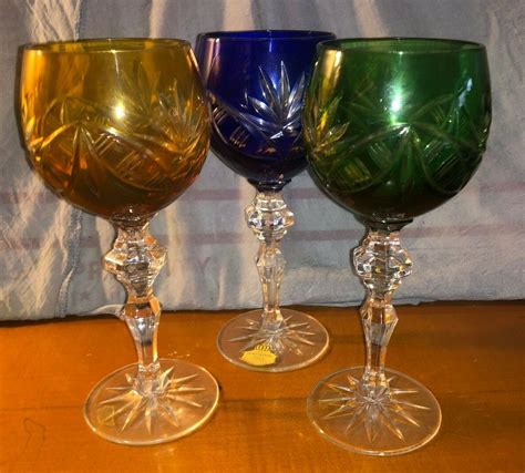 German Lead Crystal Wine Glasses