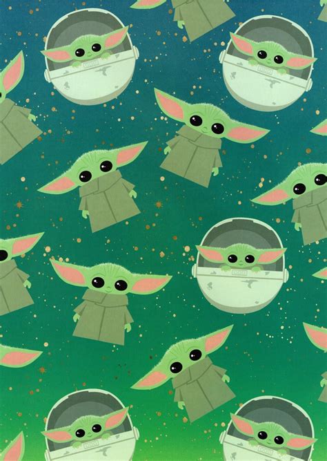 STAR WARS MANDALORIAN Wrapping Paper Movie Theme Gift Wrap Birthdays ...