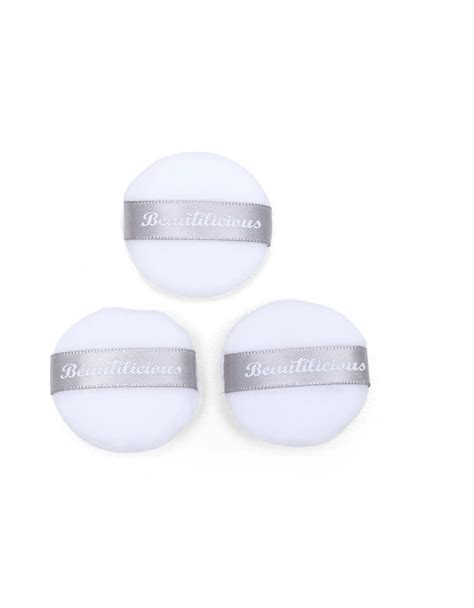 Beautilicious Mini Luxury Powder Puff - Round (White) – Mani Ram ...