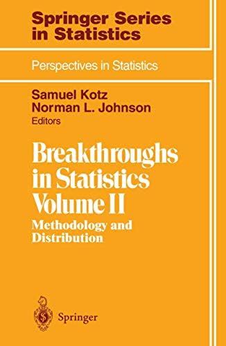 Buy Breakthroughs in Statistics: Methodology and Distribution (002 ...