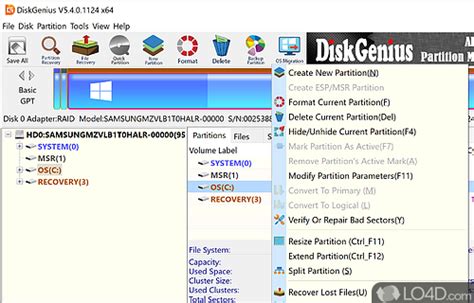 Image result for DiskGenius Save Partition Table