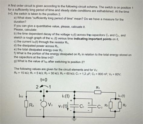 Image result for First Order Circuit Problem