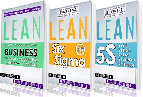 LEAN: Lean Bible - Six Sigma & 5S - 3 Manuscripts + 1 BONUS BOOK (Lean ...
