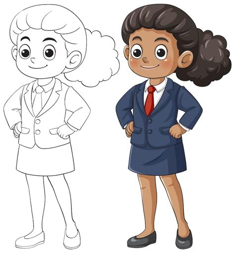 School uniform drawing Images - Free Download on Freepik