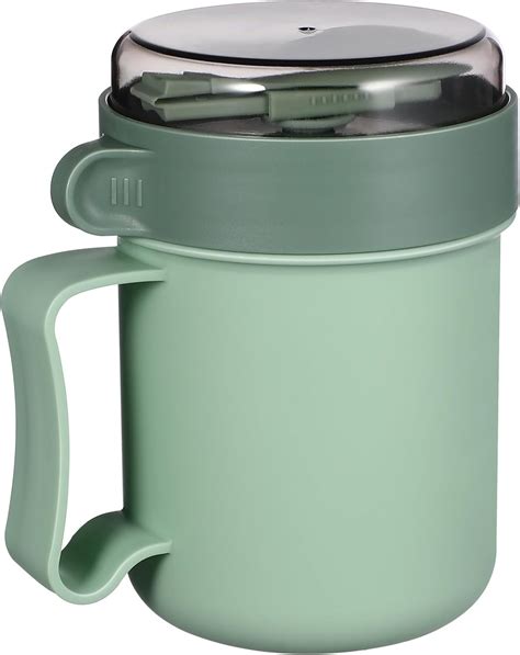 Cabilock Soup Mug with Lid Scoop Soup, To-Go Container for Lunch ...