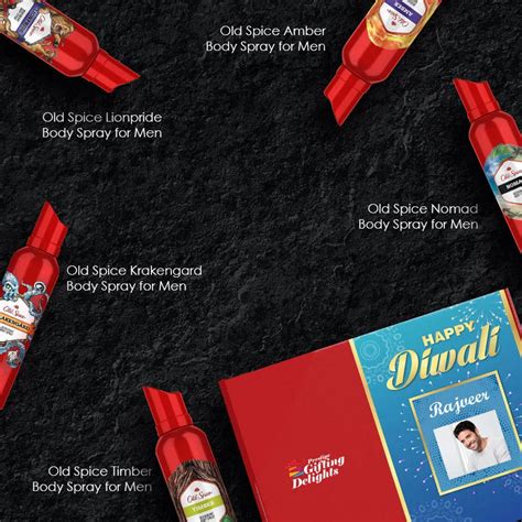 Oldspice Bundle Of 5 Deodorants Diwali Gift Pack – Prestige Gifting ...
