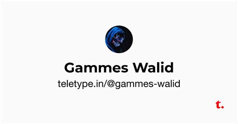 Gammes Walid — Teletype