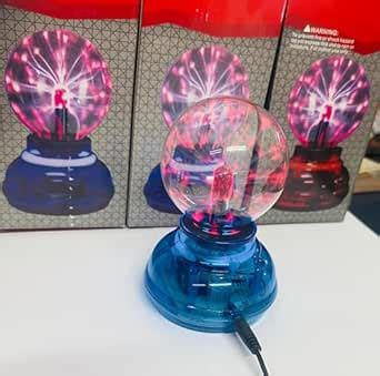 Blue Car LED Plasma Magic Ball Electrostatic Lights Lamp Crystal ...