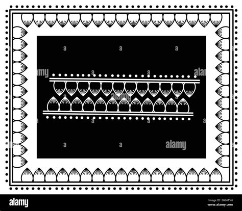 Warli Art Borders