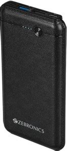 ZEBRONICS 10000 mAh Power Bank Price in India - Buy ZEBRONICS 10000 mAh ...