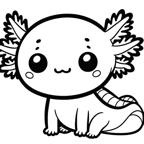 Axolotl Coloring Sheet
