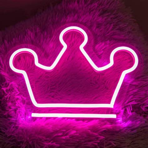 Buy Crown Neon Sign Pink Online at Best Price | ASI – Laser Cut Studio