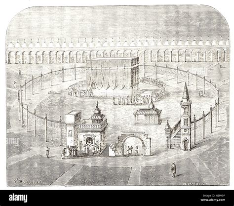 History engraving the kaaba hi-res stock photography and images - Alamy