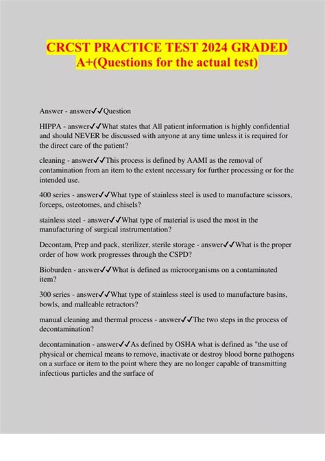 Crcst Practice Questions 的图像结果