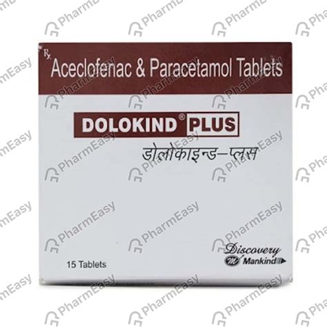 Buy Dolokind Plus Strip Of 15 Tablets Online at Flat 15% OFF | PharmEasy