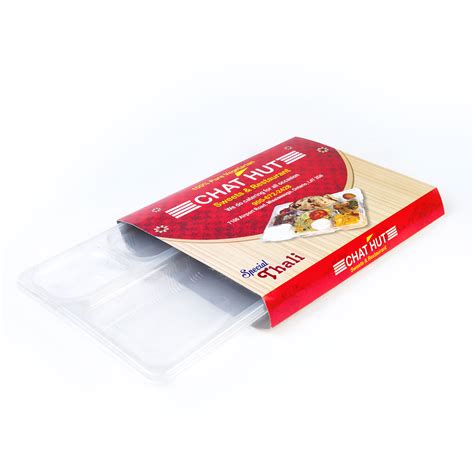 Plastic Thali with Outer sleeve