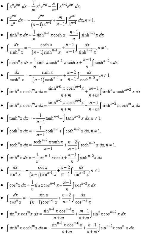 Image result for Integral Calculus Reduction Formula