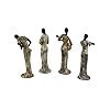 Buy TIED RIBBONS Set of 4 Musical Ladies Playing Instrument Statues ...