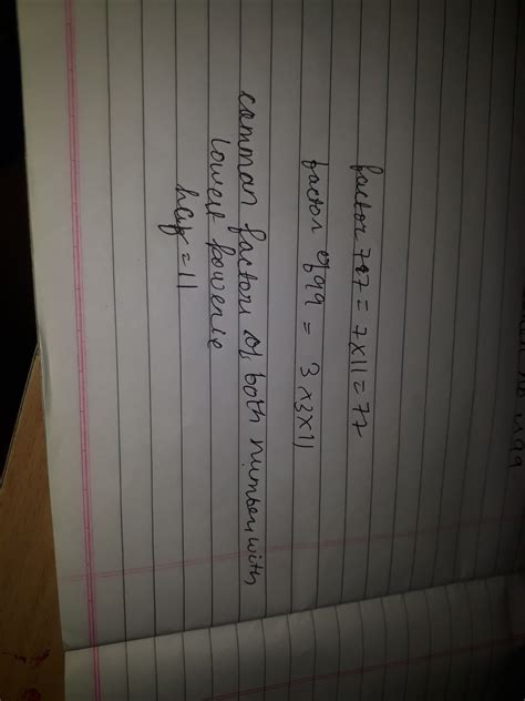 given the LCM (77,99)=693,find the HCF (77,99) - Brainly.in