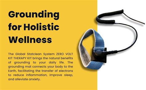 Buy GLOBAL STATCLEAN SYSTEMS Zero Volt kit Grounding Mat Pad Earthing ...