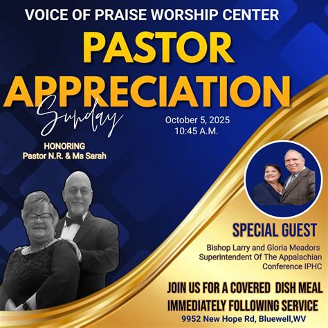 Pastor Appreciation Day , 9952 New Hope Rd, Bluewell, WV, United States ...