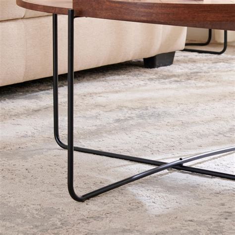 Buy Helios Troy Mango Wood Coffee Table - Brown from Helios by Home ...