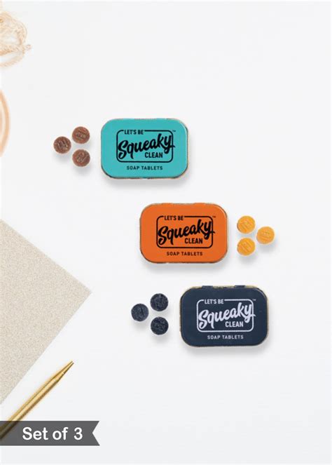 Get Convenient and Handy Soap tablet - Set of 3 assorted Tins at ₹ 399 ...