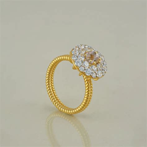 Megan Gold Diamond and Morganite Ring – Moi Fine Jewelry