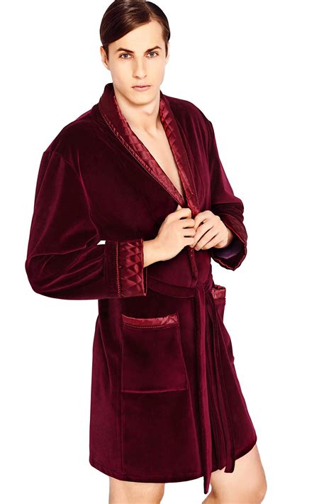 Mens Hooded House Robe at Daria Willis blog