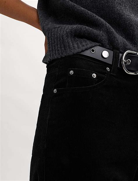 Buy Cord Wide Leg Trousers at Marks & Spencer