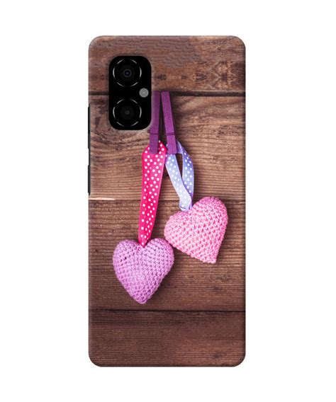 Two gift hearts Poco M4 5G Back Cover Case Online at Best Price – Shoproom