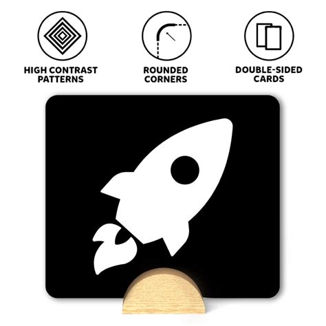 High Contrast Baby Flash Cards for 0-1 Year Old | Skillmatics