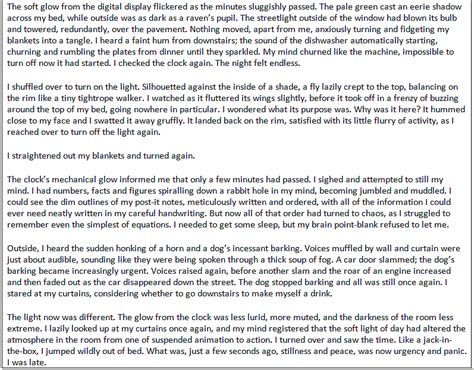 Demo Answer: Descriptive Writing - English Language for GCSE/IGCSE ...