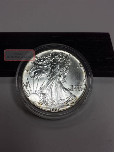 1987 Liberty Dollar Coin Silver American Eagle 1 Oz Fine Silver. 999
